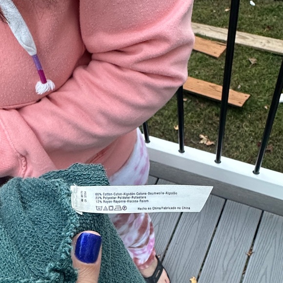 Free People Teal V-Neck Blouse - Picture 12 of 13